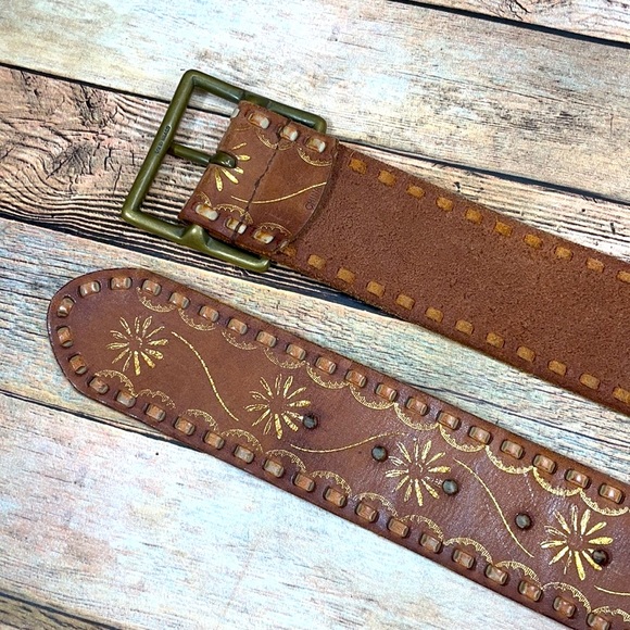 Street Works Genuine Leather Belt Size Large - Picture 8 of 10